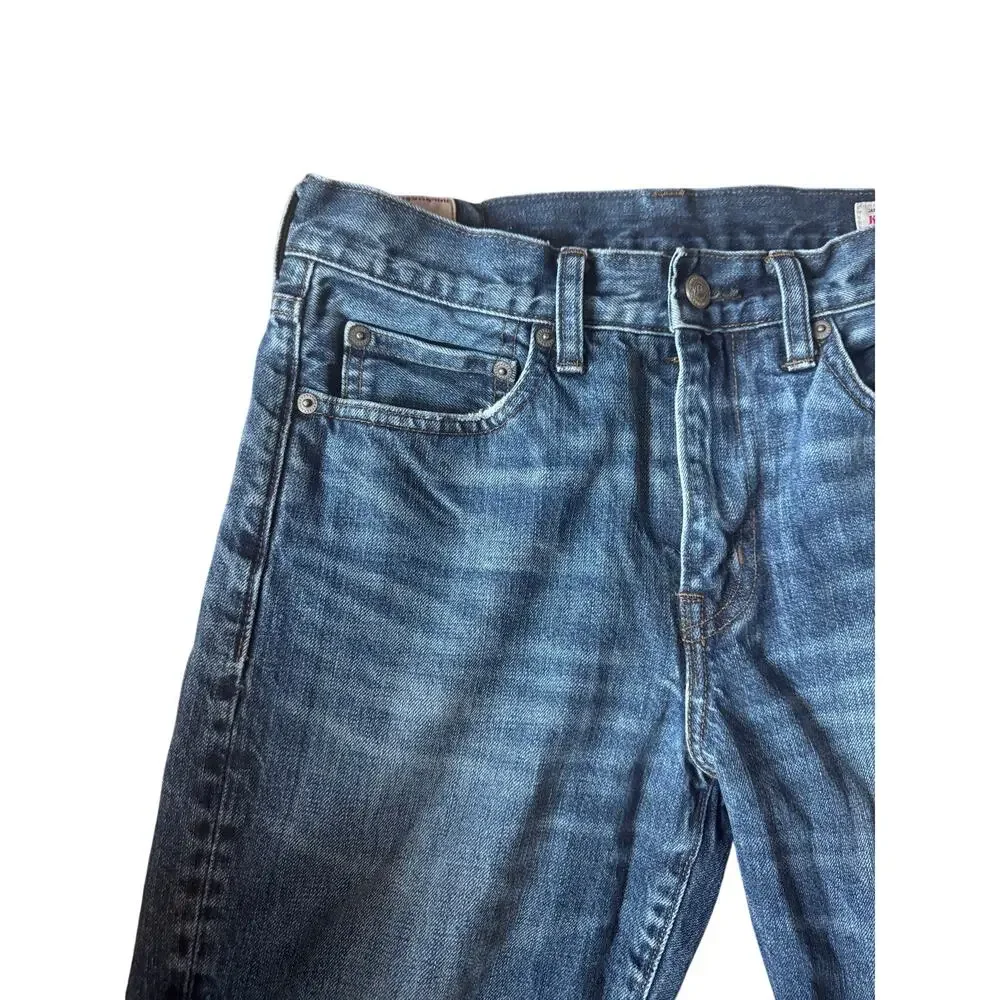 J.Crew | Kaihara Denim Medium Rinse Lined Straight Leg Style 770 Jeans | 29x32